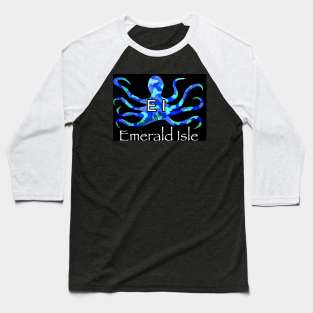 Emerald Isle Octopus Baseball T-Shirt